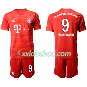Fotbalové dresy FC Bayern Mnichov LEWANDOWSKI 9 Dětské Domácí Dres 2019/20 Krátký Rukáv